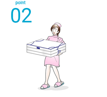 幅1m以内・約4～5kgの軽量・コンパクト設計